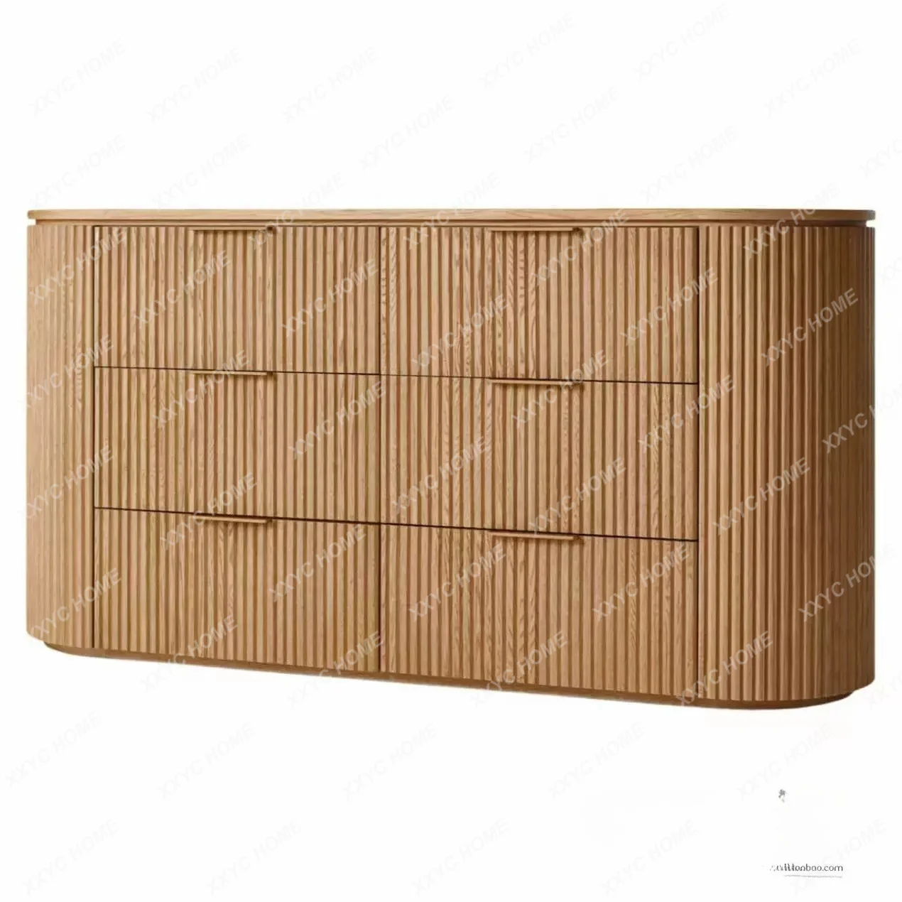 Solid wood entrance, six chest, bedroom storage, bedside cabinet, marble countertop, dining side, storage display exit