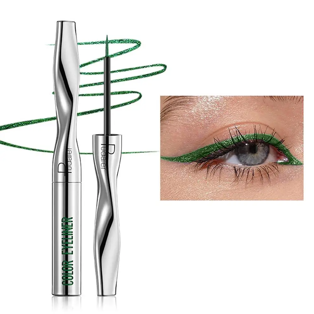 كحل سائل ملون ، مقاوم للماء ، مقاوم للعرق ، إزهار العين ، بطانة طويلة أرجوانية ، لا يدوم قلم مستحضرات تجميل ، أزرق سريع الجفاف ، R6l4