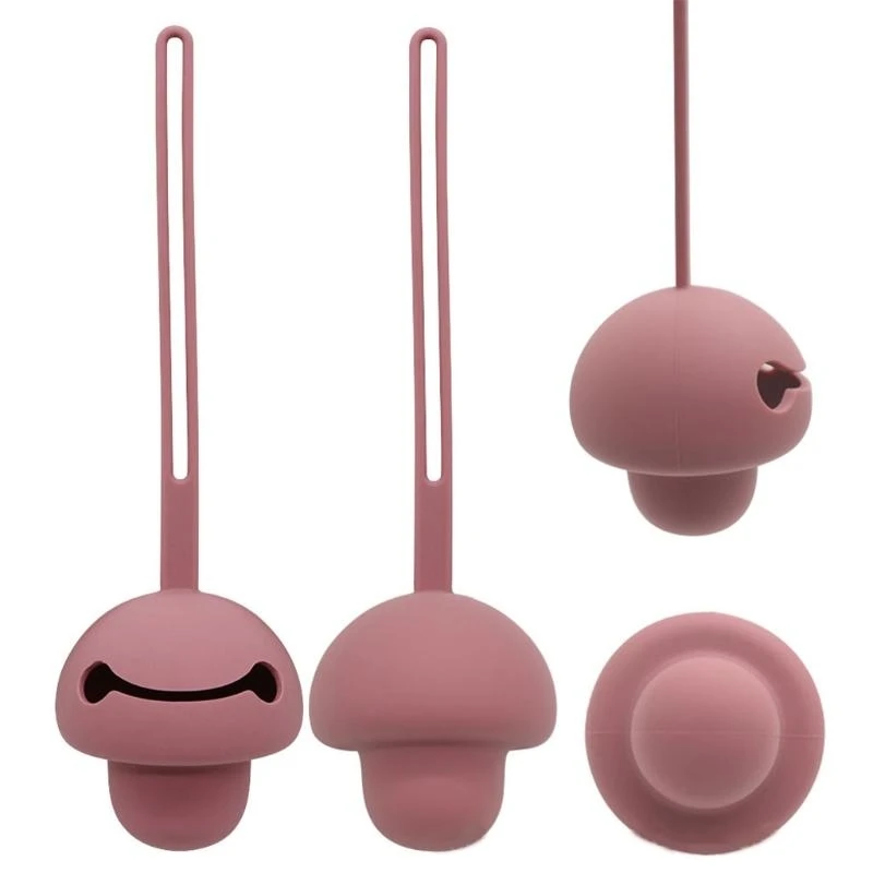 

J15U Baby Silicone Pacifier Mushroom Teether Soother Nipple Newborn Infant Nursing Chewing Toy