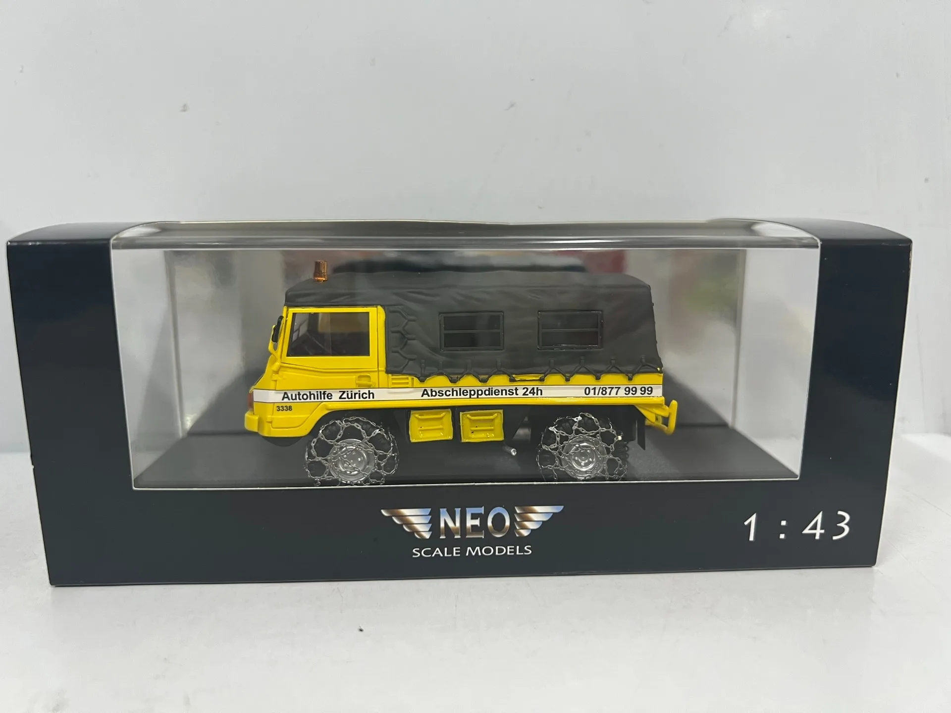 

Литой под давлением NEO масштаб 1/43 внедорожник Steyr-Puch модель автомобиля из смолы Коллекционная игрушка в подарок сувенир дисплей орнамент