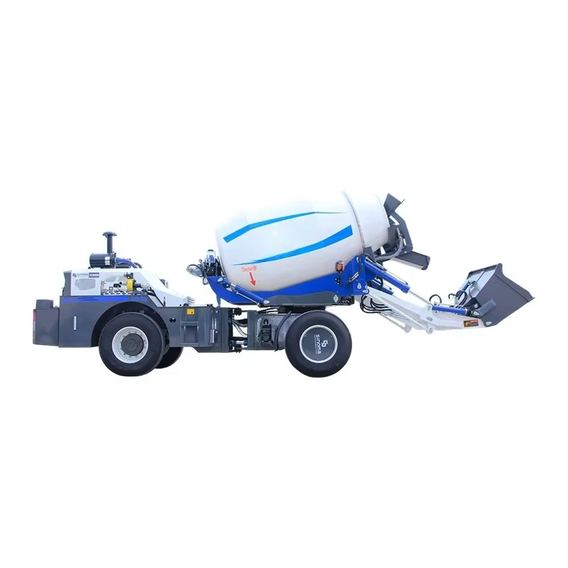 China Great Automatic Self-feeding Diesel Concrete Mixer with Self Loading Truck