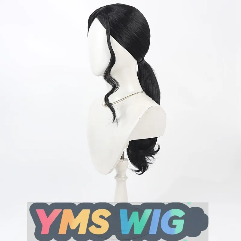 [ YMS WIG ]BLEACH Captain-Commander Kyoraku Shunsui Cosplay Wig, Simulated Scalp Black Curly