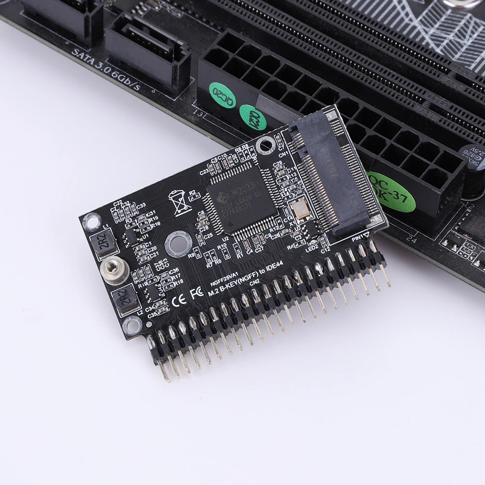 M.2 NGFF SATA SSD에서 2.5인치 IDE 44핀 어댑터로 변환 M.2 IDE 어댑터 SATA 어댑터 카드 노트북 데스크탑 컴퓨터용