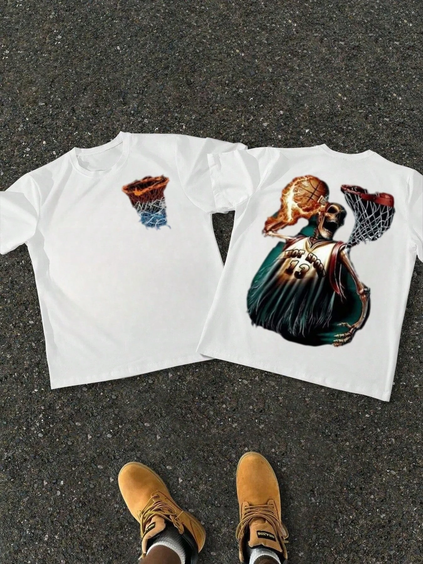 

Men's Tshirt Basketball Digital Printed Round Neck Short Sleeve Casual Unisex Breathable harajuku COTTON streetwear Gift Choice