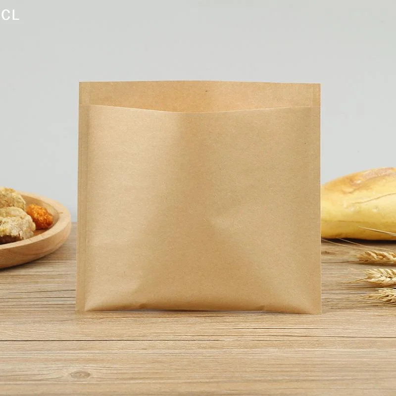 100Pcs Sandwich Wrappers Oil-Proof Bags Party Favor Bag Envelopes Merchandise Bags For Snack Cookie Popcorn Disposable Paper