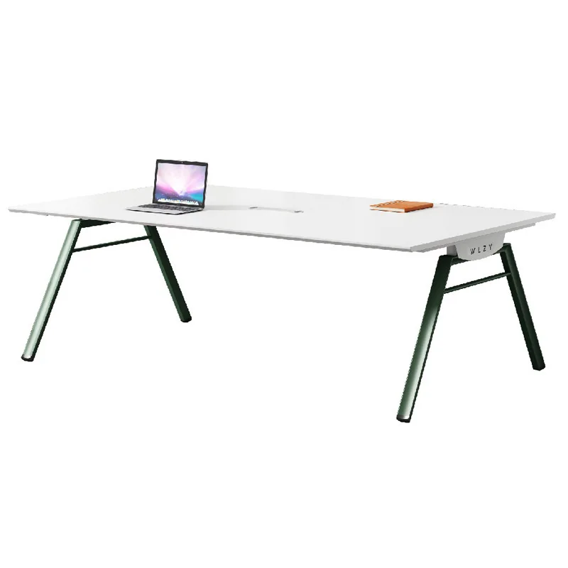 Modern and stylish simple strip four-legged conference table conference table multi-function