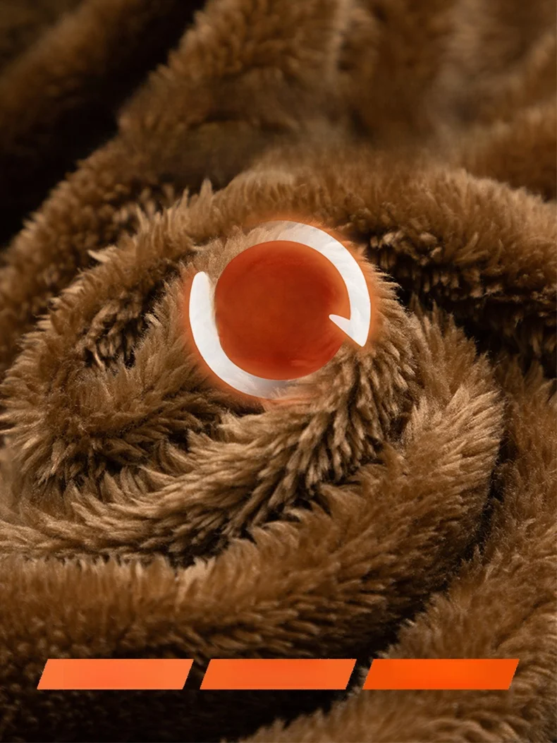 سترة صوفية للرجال بياقة قائمة قابلة للارتداء على الوجهين، دافئة وسميكة للخريف والشتاء، مصنوعة من ألياف البوليستر مع إغلاق بسحاب