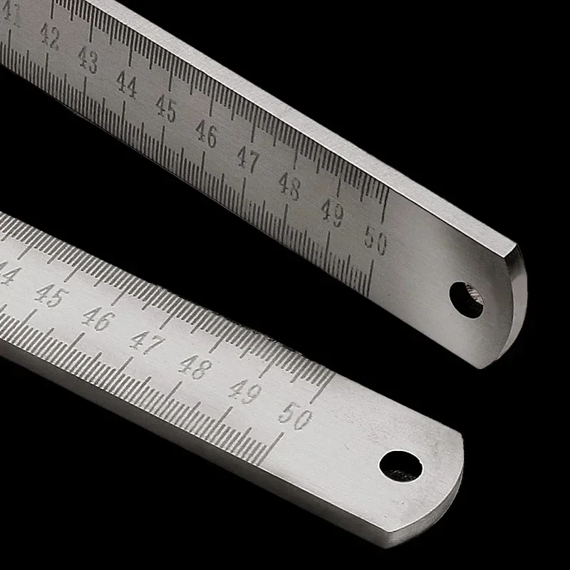 20 Inch Dual Use Stainless Steel Ruler Emergency Window Breaker Survival Tool for Home Car Boat Kitchen