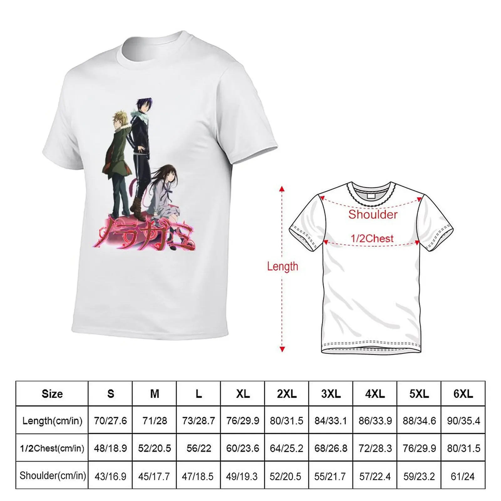 Noragami 3 تي شيرت رجل تي شيرت جرافيك تي شيرت طباعة مخصصة تي شيرت