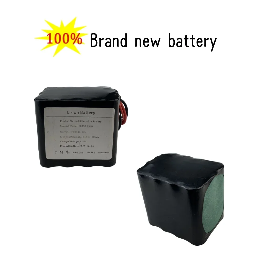 3S4P 12V 14Ah High Capacity UAV Rechargeable Li-ion Battery for Various RC Airplane Drone Quadrotor,with Connector XH2.54+XT60