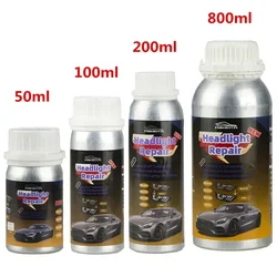 800ml Headlights Liquid Polymer Headlight Chemical Polish Repair Fluid Refurbishment Scratch Repair Polishing Headlights Kit