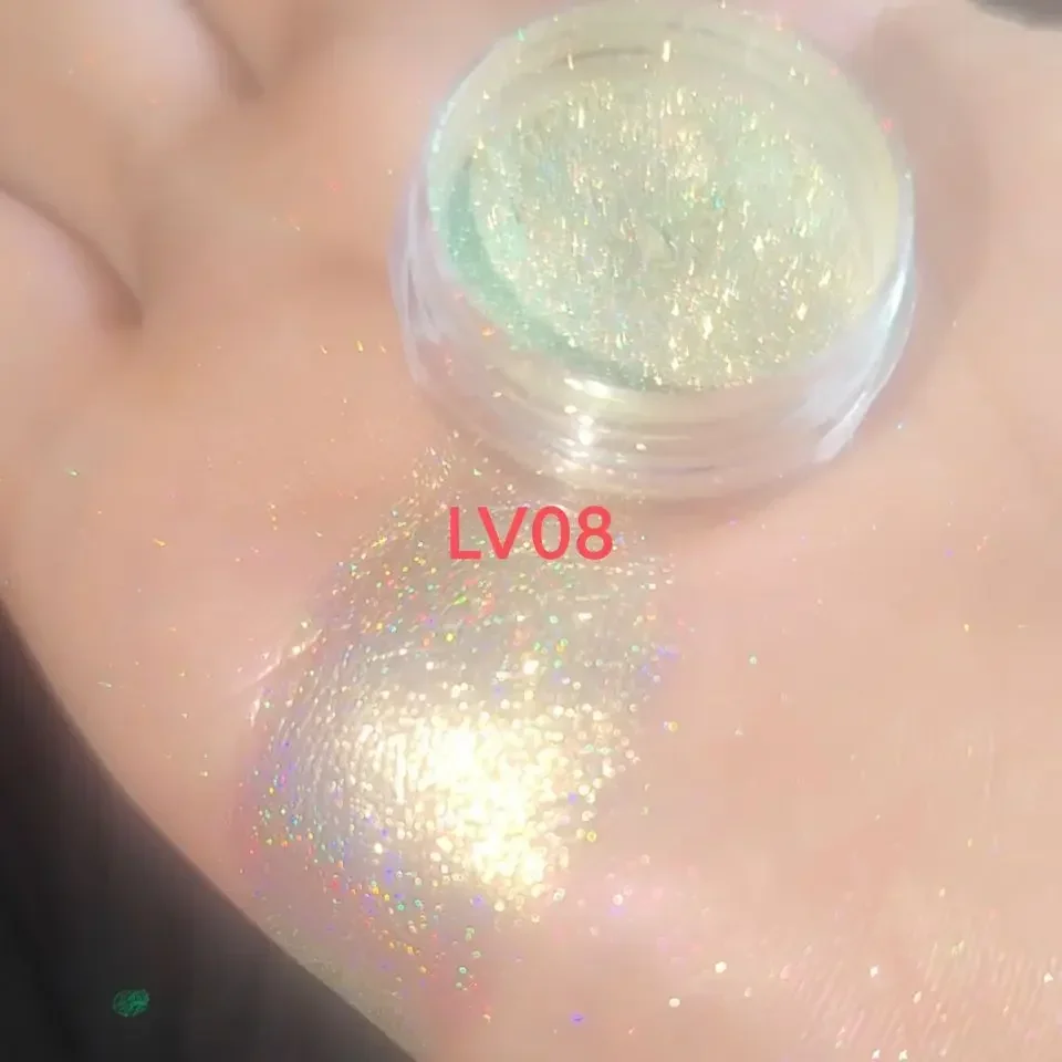 Burst Glitter multiChrome Candy Color Fairy Neon Laser Chameleon Nail Glitter Chameleon Eyeshadow 0.2g