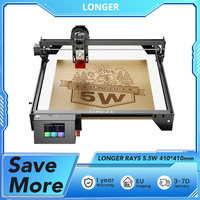 LONGER RAY5 5.5W Laser Engraver 32-Bit Chipset WIFI Connection with Touch Screen & Offline Carving 410*410mm Working Area 450nm