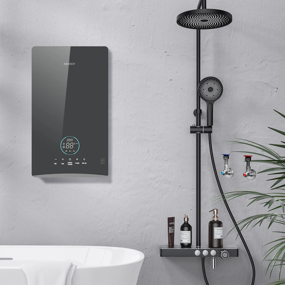 Whole House Domestic Tankless Electric Water Heater Instant Electric Water Heater Geyser for Shower