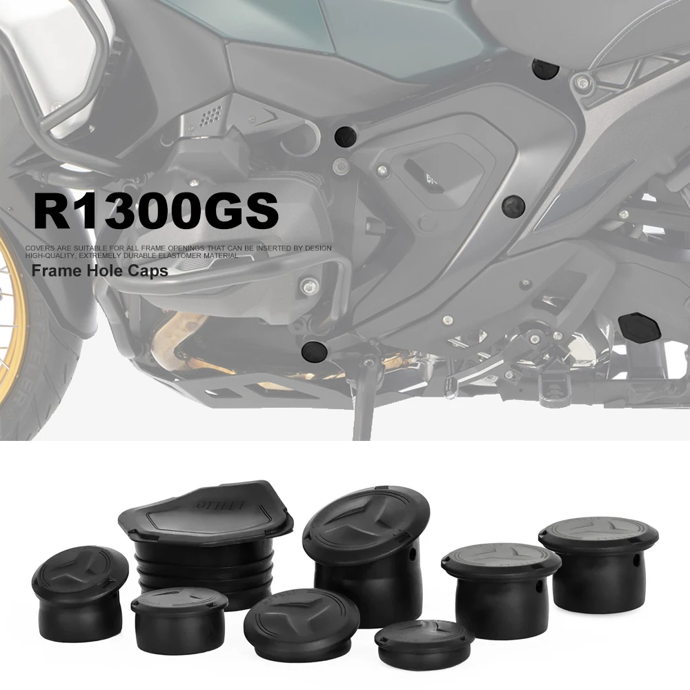 

For BMW R1300GS 2023- R 1300 GS R1300 GS Adventure 2024 2025 Frame Hole Cover Caps Plug Decorative Frame Cap Set Motorcycle
