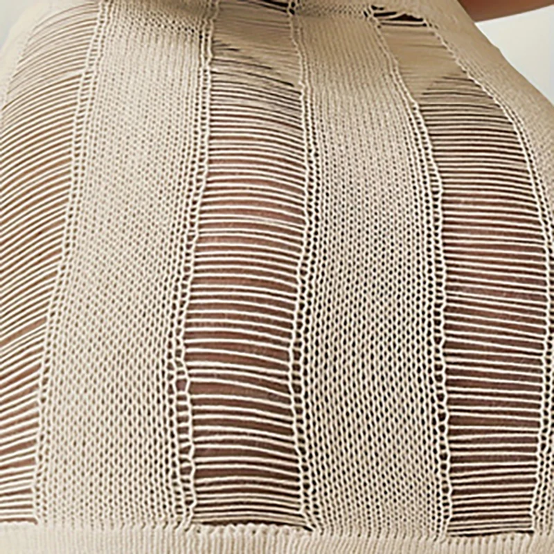 Women Hollow Out Drawstring Beach Knitted Skirt Summer Beach Outfit Sexy Cover Up For Summer Women Trendy Beach Clothing