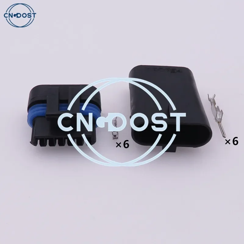 

1 комплект, 6-контактный 12066317 12162261 Metri-Pack 150,2 герметичный TPS плоский разъем педали акселератора, автомобильная вилка, сборка переменного тока