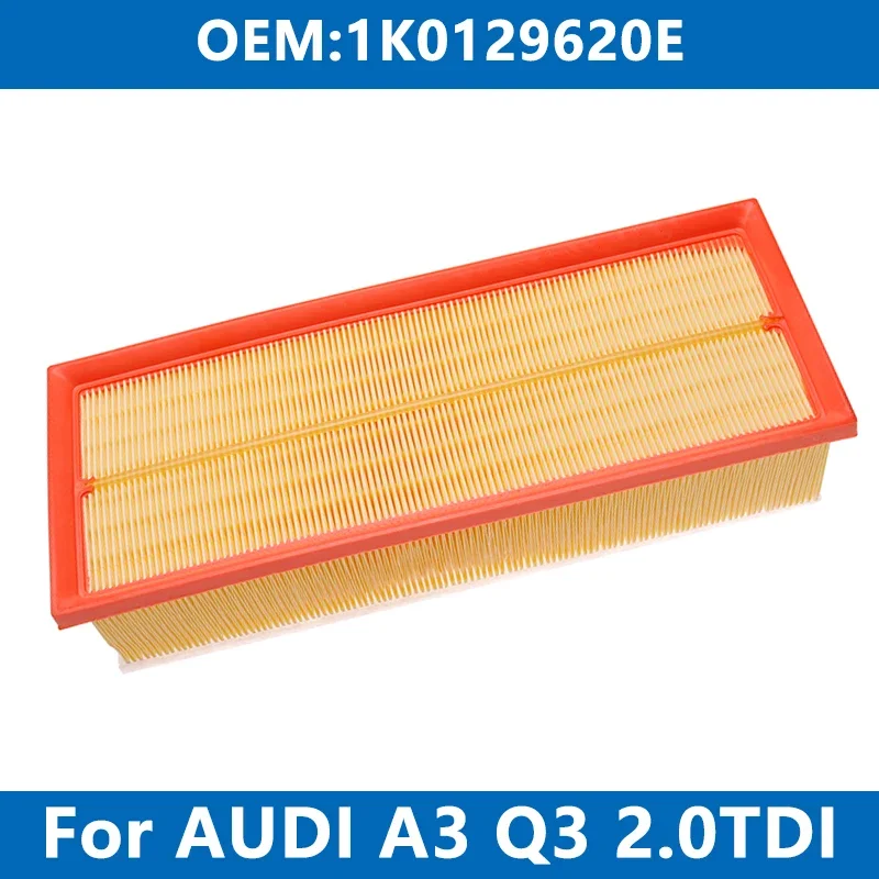 

Car Air Filter Cleaner Element 1K0129620E For AUDI A3 Q3 TT 1.6TDI 1.8TFSI 2.0TDI 2.0TFSI 2003-2018 Engine High Flow Intake