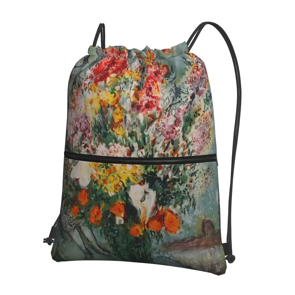 

Рюкзаки Marc Chagall Bouquet De Fleurs, многофункциональные портативные сумки на шнурке, сумка для хранения, сумки для книг для мужчин и женщин, студентов