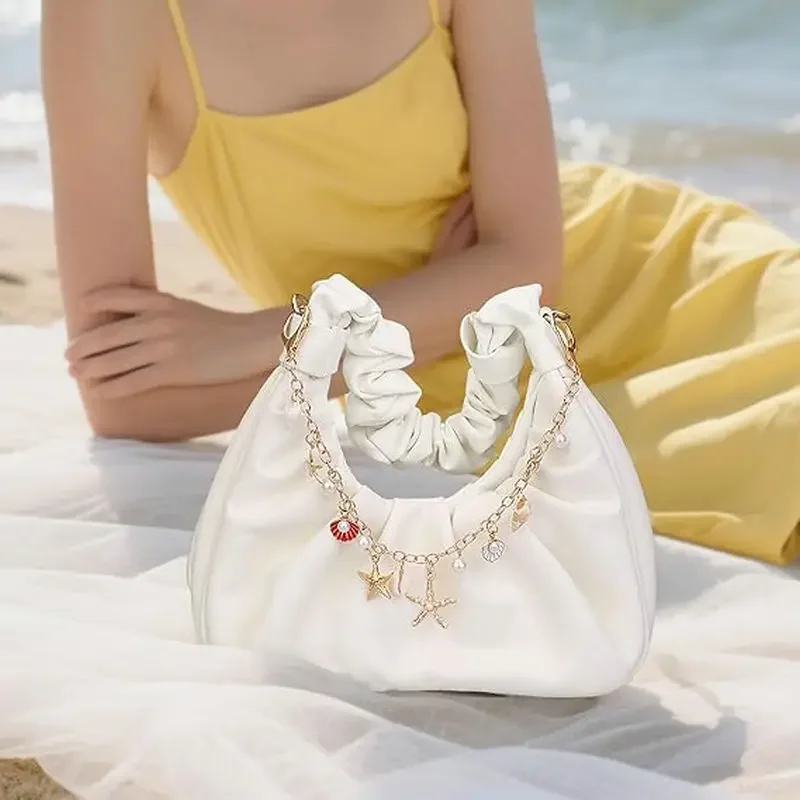 حقيبة سحر لحقائب اليد سلسلة المفاتيح الذهبية محفظة شل سحر مفتاح قلادة حقيبة الملحقات للنساء صنع المجوهرات DIY الديكور #4