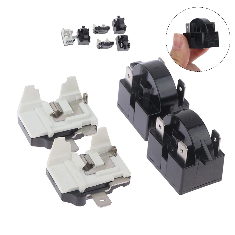Ptc Frigorífico Starter Relé Protetor de Sobrecarga de Geladeira Compatível com Compressor de Geladeira 1pc