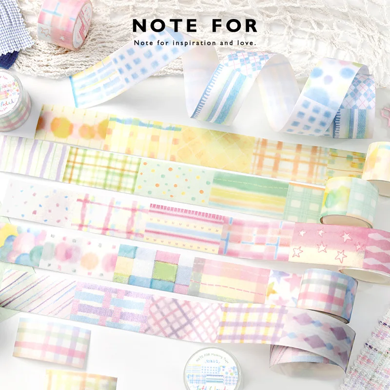 

1pcs/1lot Decorative Adhesive Tapes Inspiration Weaving Junk Journal DIY Paper Japanese Masking Scrapbooking Stickers