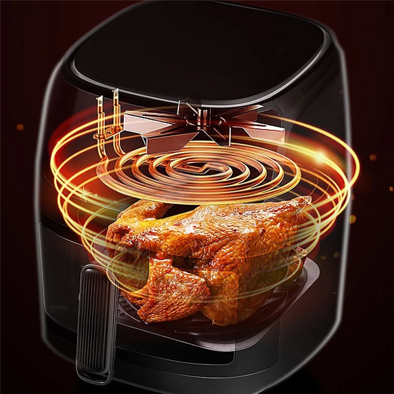 

BOFO Air Fryer Smart Touch Screen Air Fryer Visual Electric Fryer US Plug