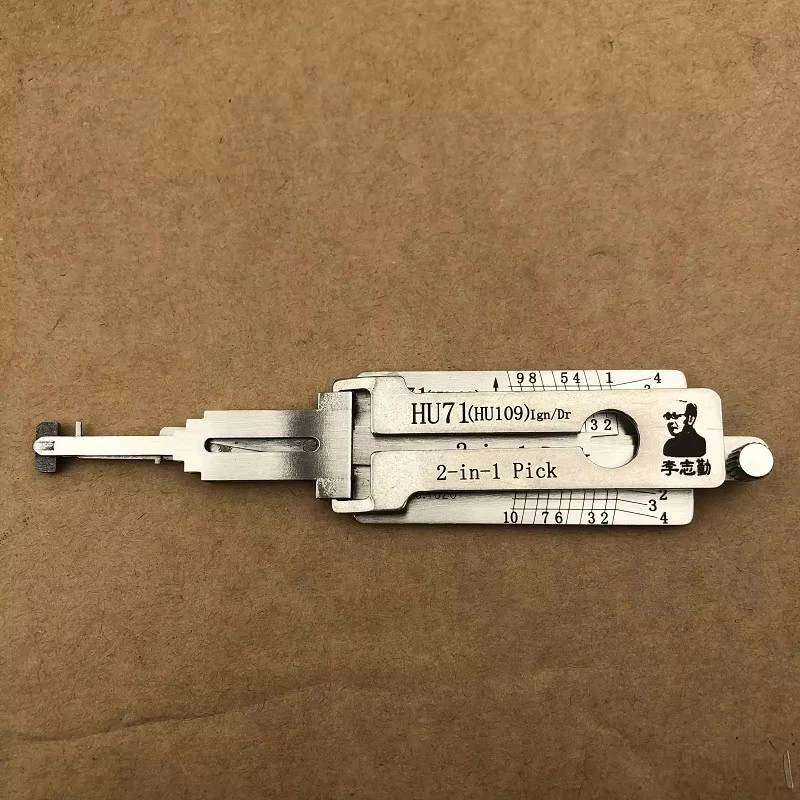 Lishi 2in1 HU71_HU109 Original Decoder Schlossöffnungswerkzeug Schlüsseldienst-Werkzeug Autotür-Öffnungswerkzeug für Scania – Detail 5