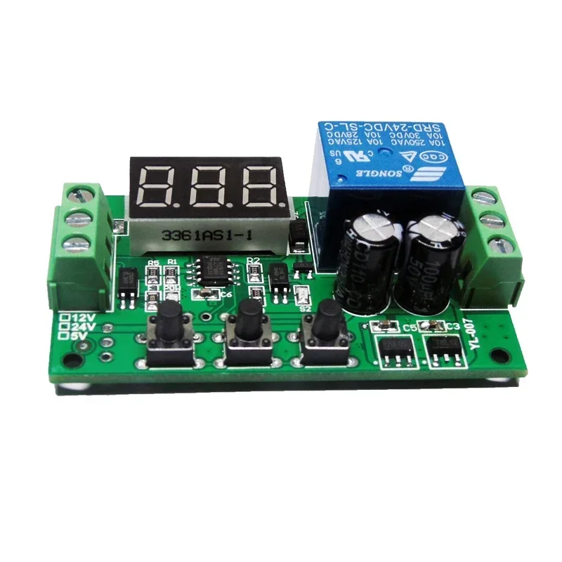 Pulse signal trigger detection module has pulse on and no off time adjustable flow Hall sensor