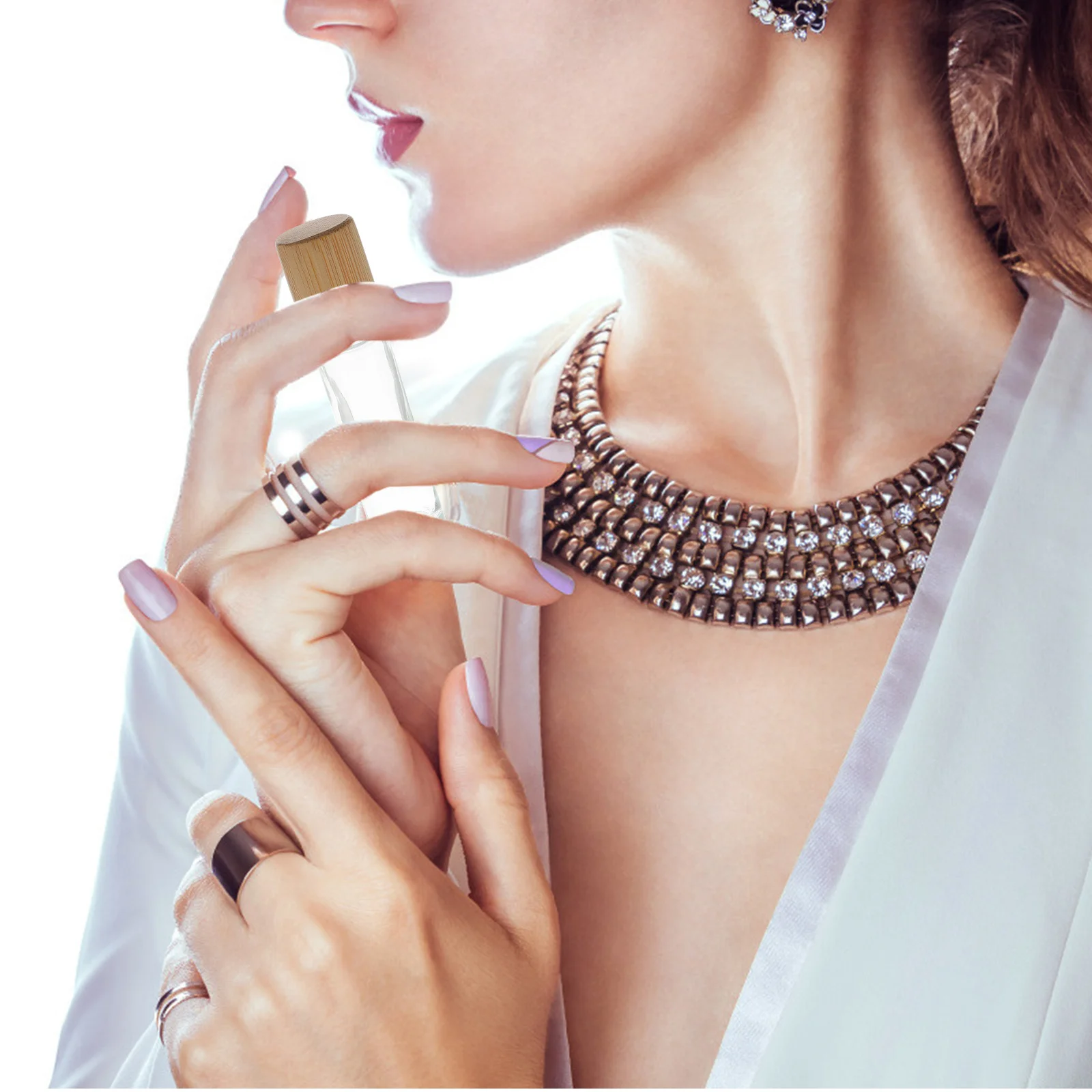 10 قطعة 10 مللي زجاجات عطر رول أون زجاجات دوارة زجاجية متينة وآمنة للسفر زجاجة زيت طبيعي زجاجة زجاجية #5