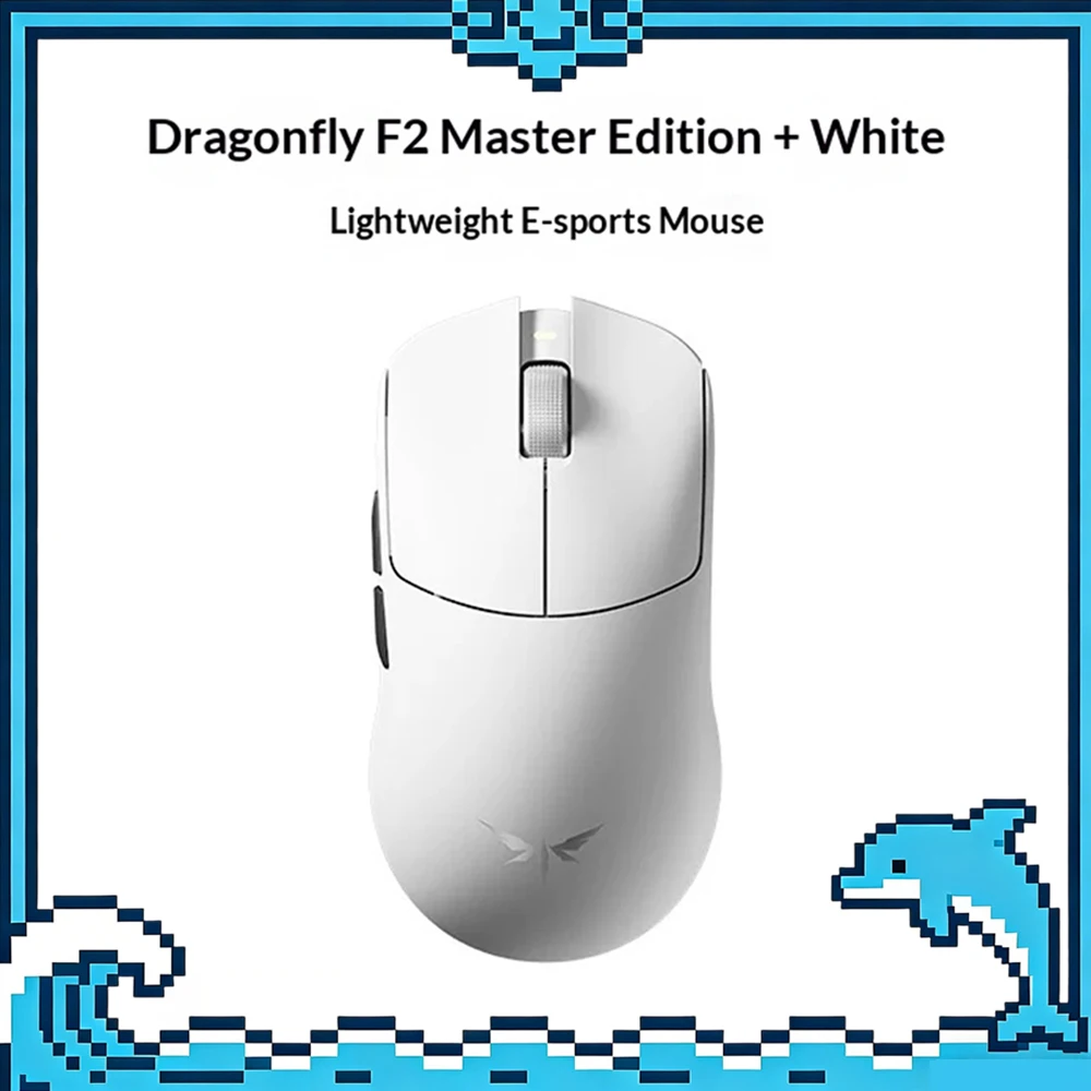 VGN Dragonfly F2 Wireless Mouse Three Mode Connection PAW3950 Extreme Sensor Game Mouse Double 8K Rate Of Return Light Weight