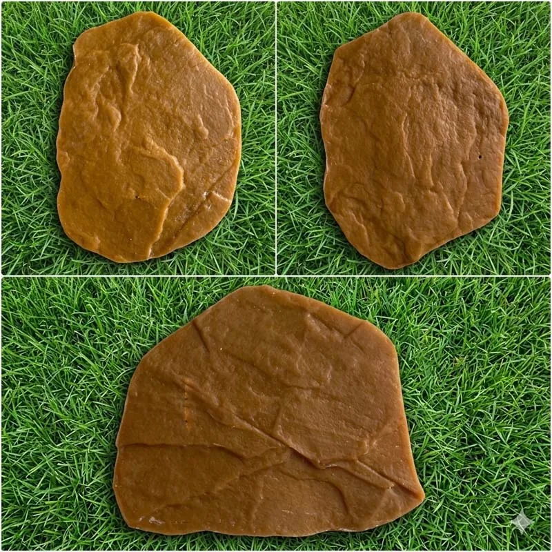 Garden Artificial Rock Making Mold Cement Stone Texture Imprinting Tool Rough Rock Pattern Mould For Outdoor Landscape Decor