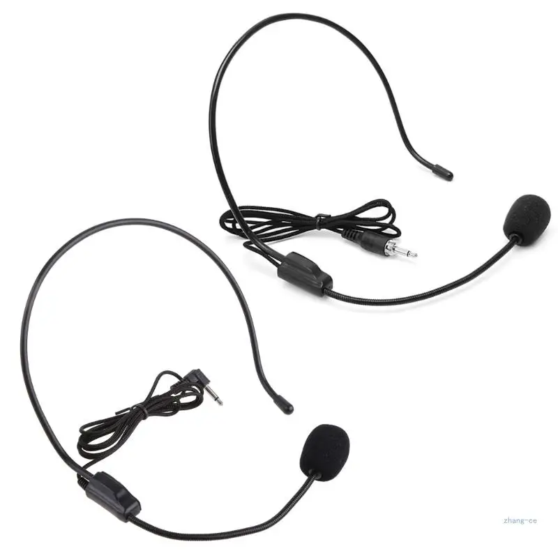 M5TD Professional 3.5MM Microphone Headset Studio Speaker Voice Amplifier Clear Sound Mic For Conference Guide