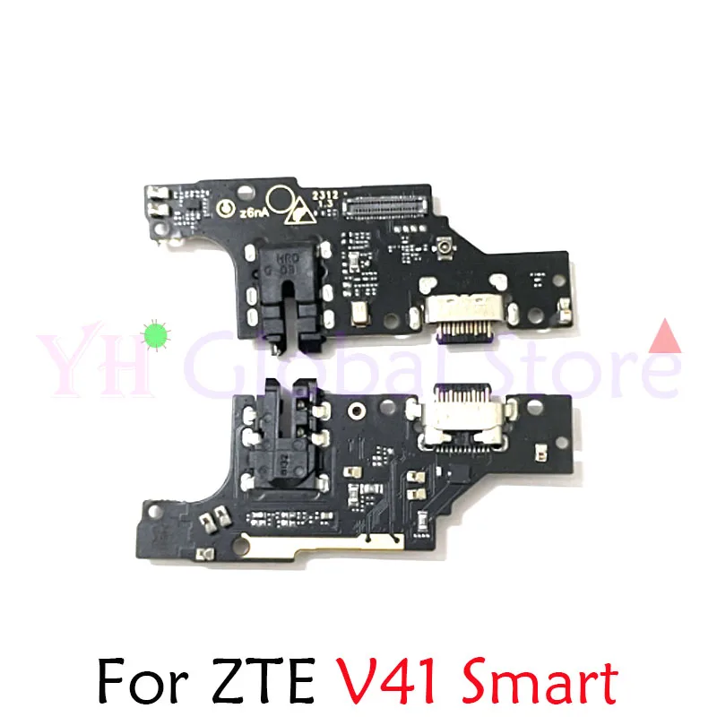 For ZTE Blade V30 V40 V50 V60 V70 Vita Pro V41 Smart Design USB Charging Dock Connector Port Board Flex Cable Repair Parts
