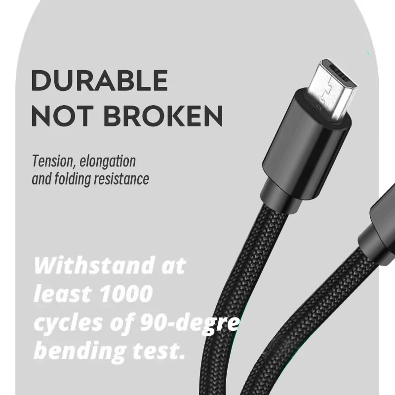 DATA FROG 1M 2M 3M Charging Data Cable For PS4 Controller USB Charger Cable For PS4 Gampad Joystick Game Accessories view 3