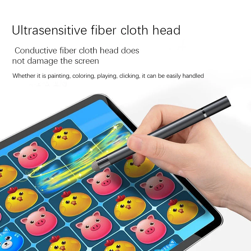 1Pc 2 in 1 Universal Stylus Pen for IPad Android Tablet Mobile Phone Accessories Drawing Tablet Capacitive Screen Touch Pen