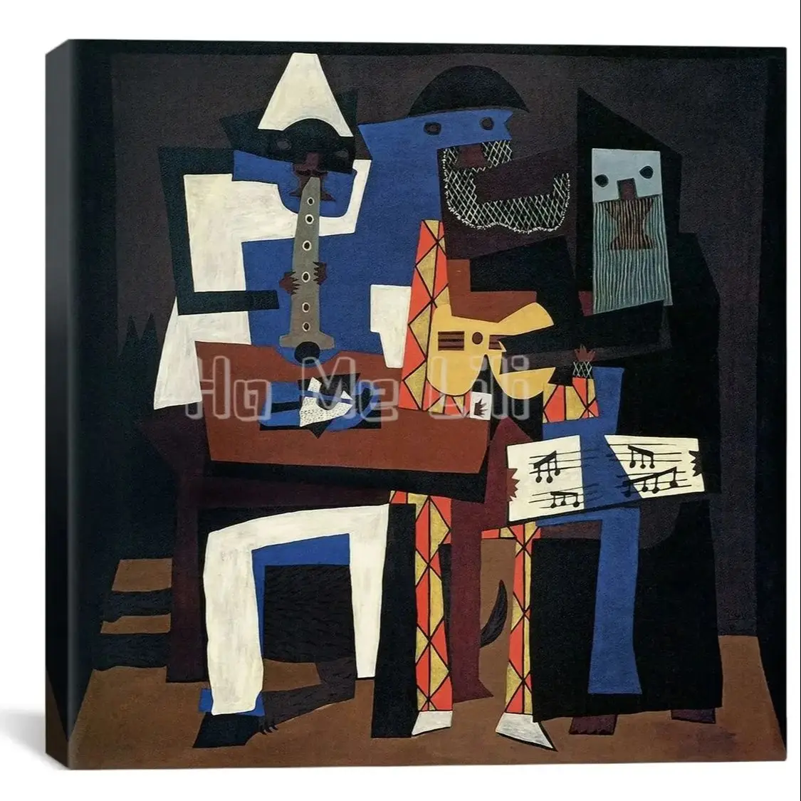 Canvas Art Three Musicians Print By Pablo Picasso