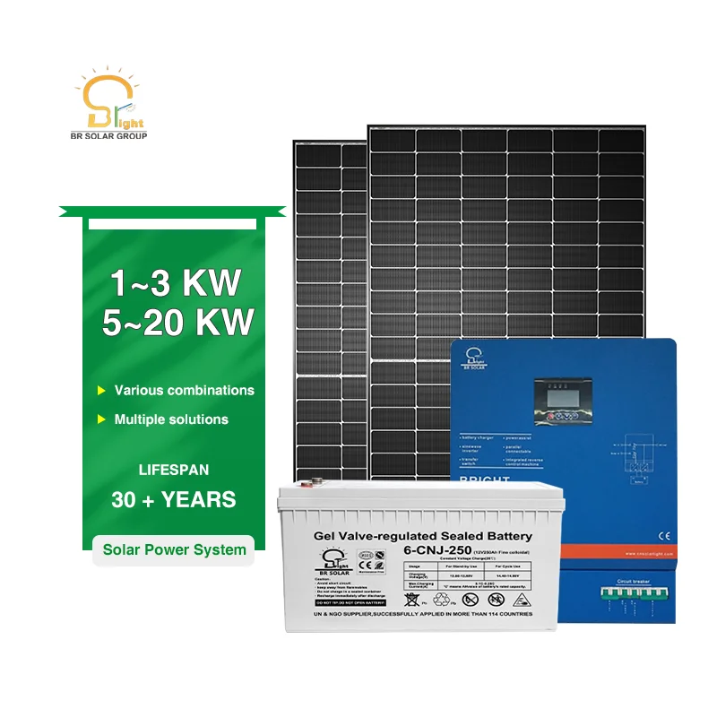 SOLAR 5KW Complete Off-Grid Solar System Kit with Pure Sine Wave Inverter for Home Backup