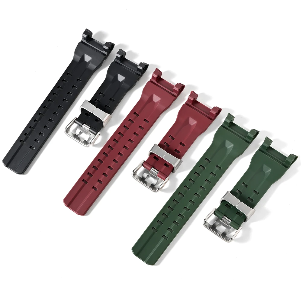 حزام ساعة من الراتنج لساعة GWG-B1000 من مادة TPU الرياضية المقاومة للماء وإكسسوارات سوار بديل