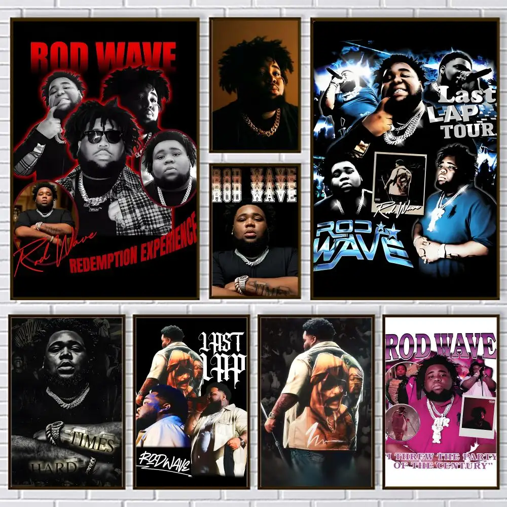 Rapper Rod Wave Last Lap Poster PP Paper Decorative Wall Art for Living RoomsBedrooms Bars Cafes Stylish Home Decor Gift