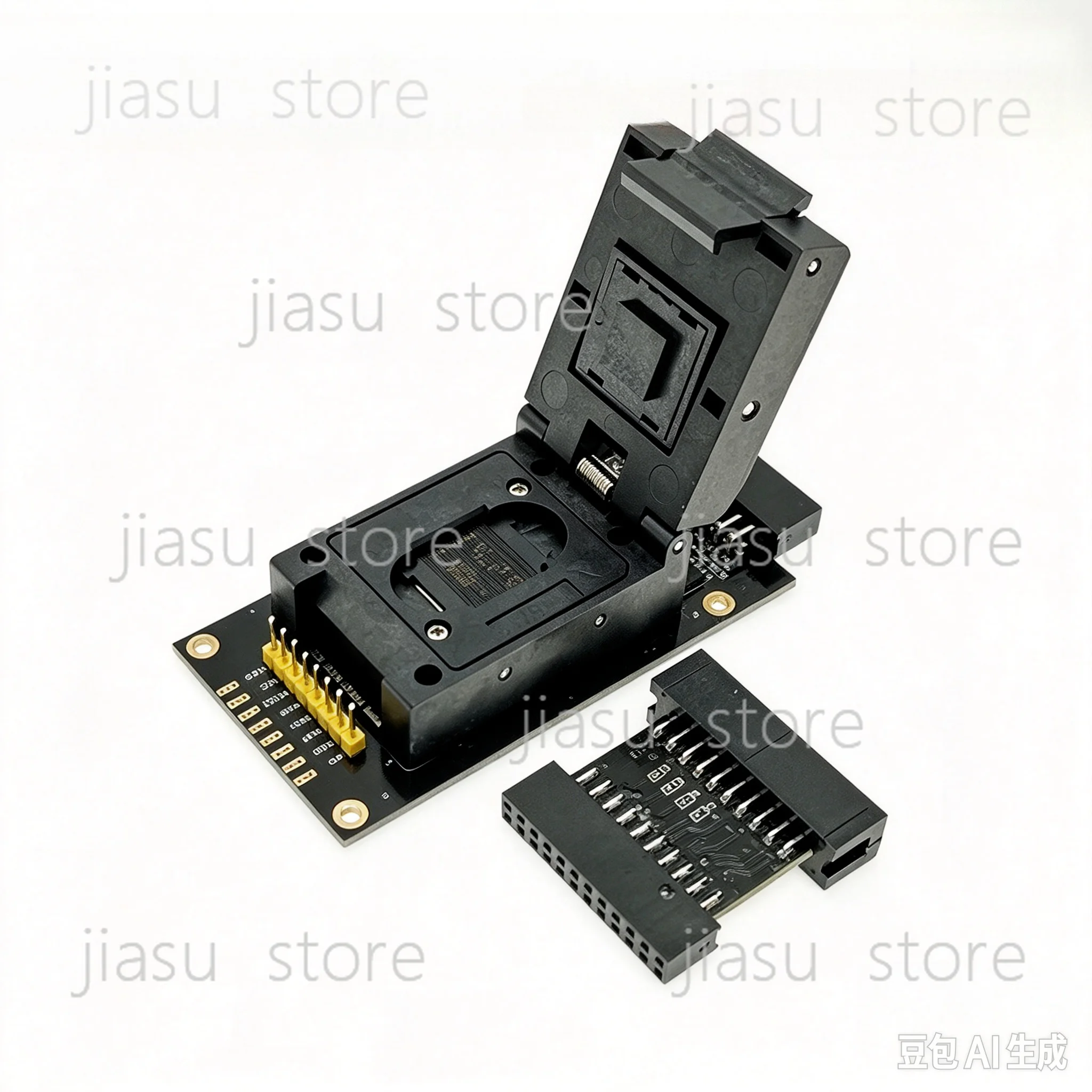 UFS 254 BGA Programmer Socket, Adjustable Test Socket for Easy Jtag Compatible, Mobile Repair Adapter Accessory