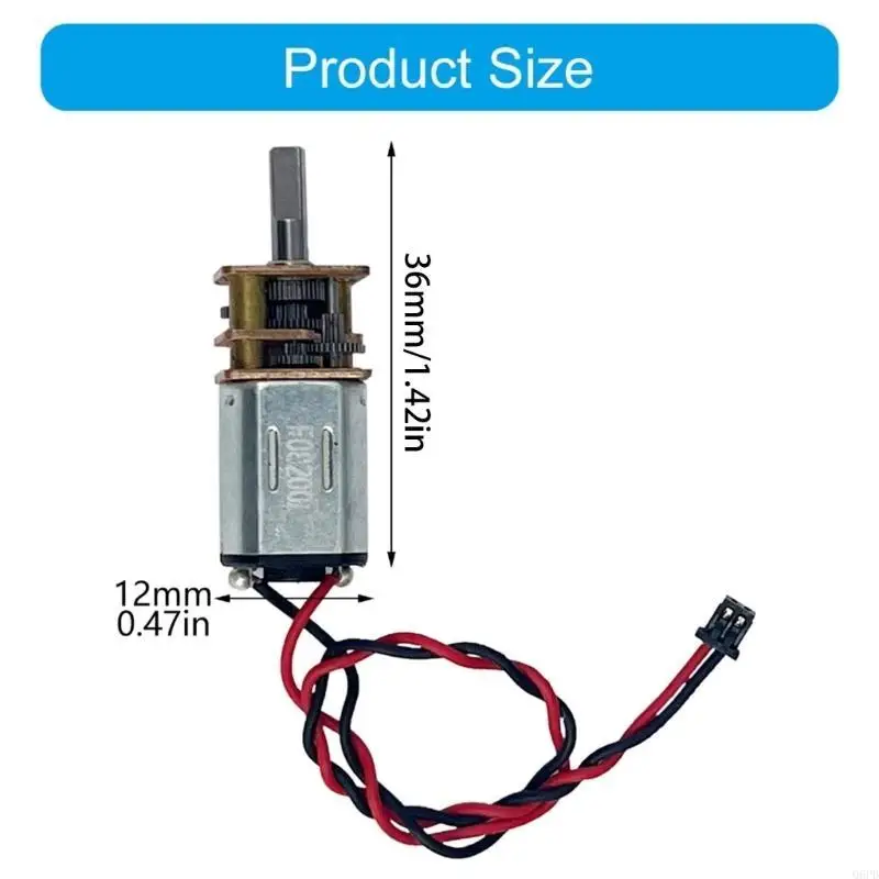 Motoriduttore preciso a doppia tensione 3V-6V da 4 pezzi per giocattoli e dispositivi robotica