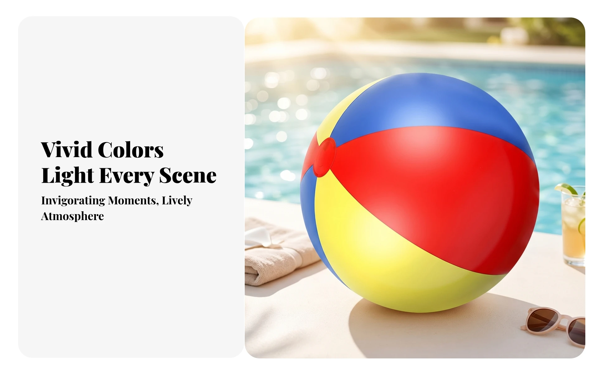 Bright Rainbow Colors Plaything Sealed Valve Large Beach Ball Toy Multicolor PVC Beach Ball for Outdoor Play, Families Bright Rainbow Colors Plaything Sealed Valve Large Beach Ball Toy Multicolor PVC Beach Ball for Outdoor Play, Families