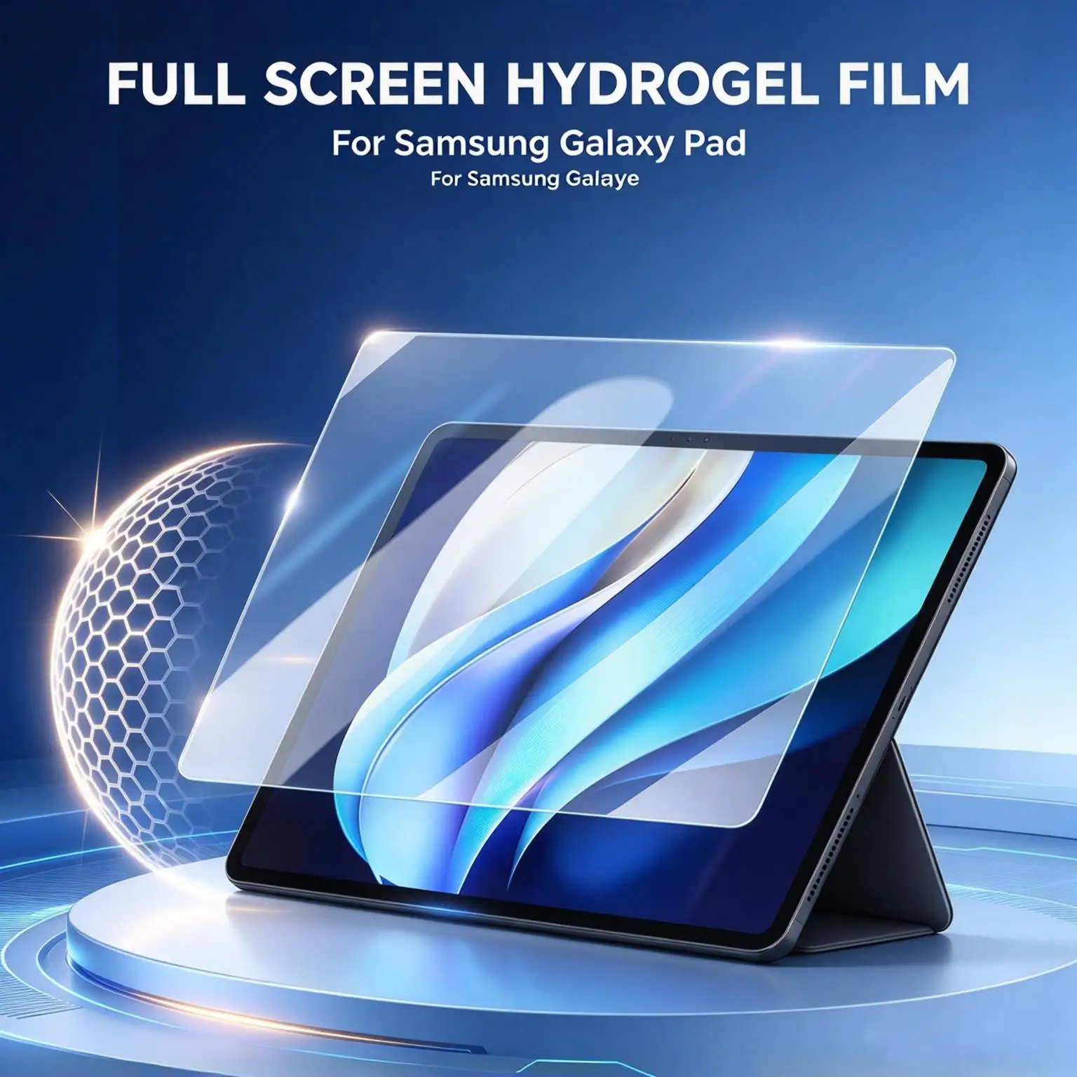 Full Screen Tablet Hydrogel Screen Protector For Samsung Galaxy Tab A9 Plus A7 Lite S9 Explosion Proof Sensitive Touch Soft Film