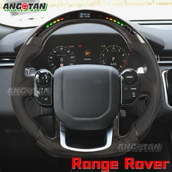 Upgrade LED Carbon Fiber Car Steering Wheel Fit For Range Rover Sport L494 2013-2023 Customized