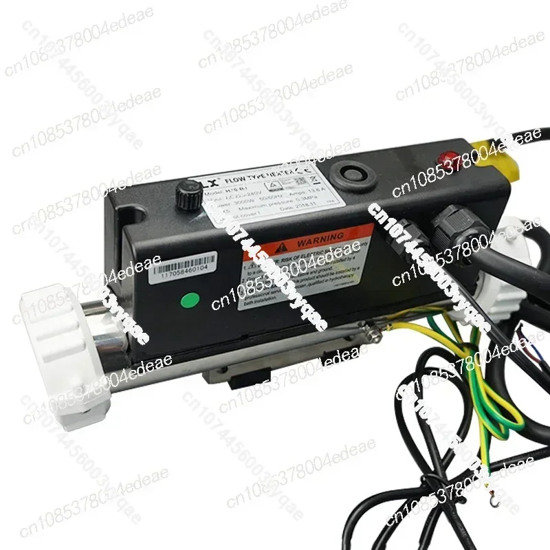 سخان حوض سبا 3KW LX مع مفتاح ضغط H30-R1، سخان تدليك الحمام الساخن وحمام السباحة، تصميم متين عالي الجودة #4