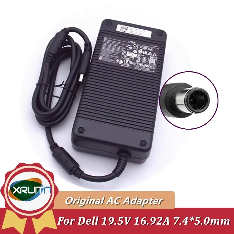 

Original For Dell Alienware m18/R9-7845HX Laptop Power Supply AC Adapter DA330PM190 LA330PM190 330W 19.5V 16.92A 16.9A Charger