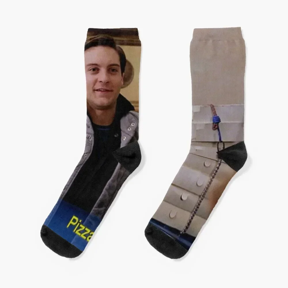 Pizza Time Socks hockey Rugby valentine gift ideas warm winter Socks For Men Women's