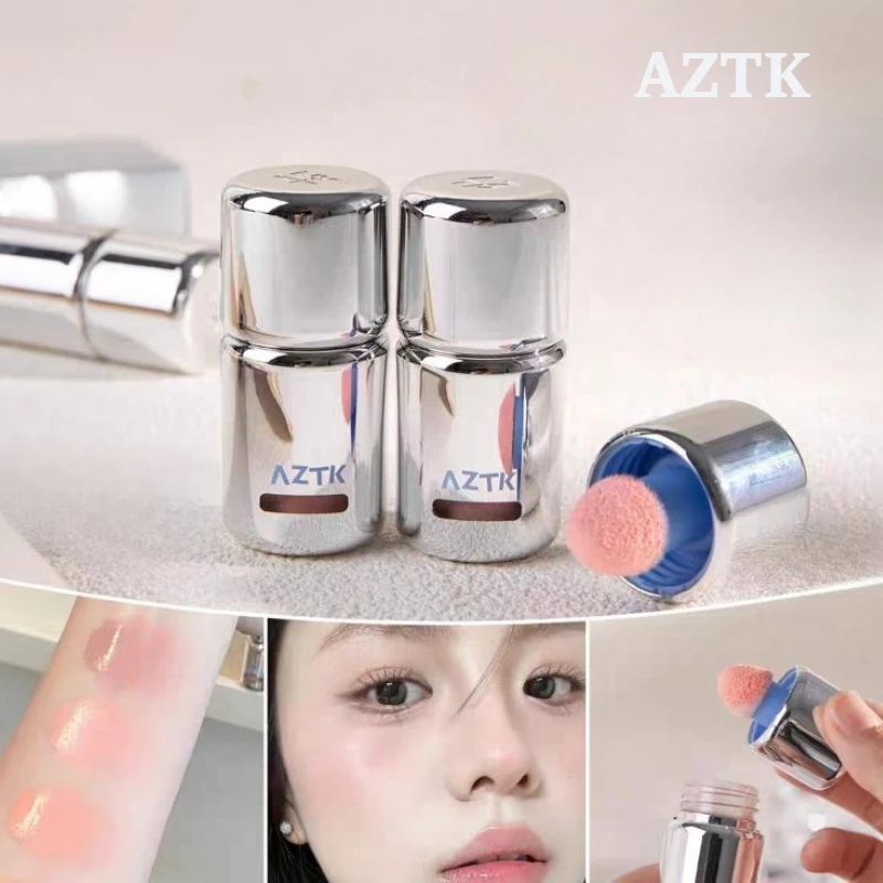 Colorete Líquido en Polvo AZTK Jello: Maquillaje Hidratante y de Larga Duración para Mejillas y Rostro con Acabado Mate