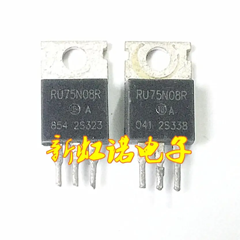 5 sztuk/partia nowy oryginalny kontroler TO-220 powszechnie używane RU75N08R MOS efekt polowy rury układ scalony triody w magazynie